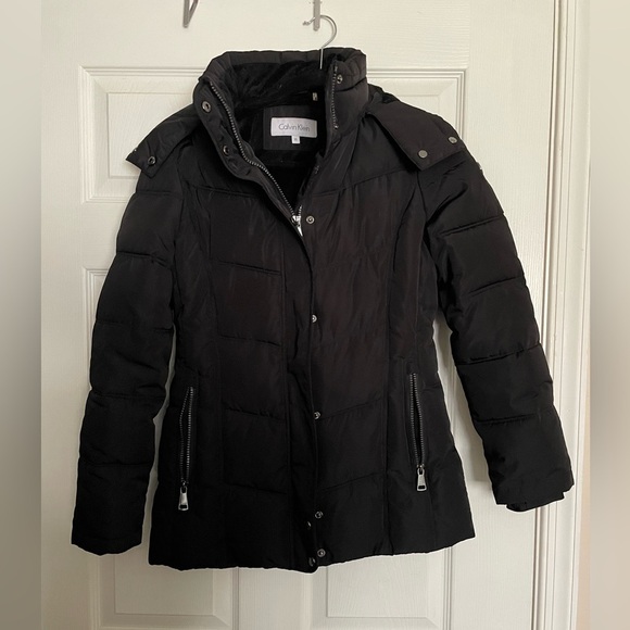 Calvin Klein Jackets & Blazers - XS Calvin Klein Women's Black Puffer Coat Winter Coat